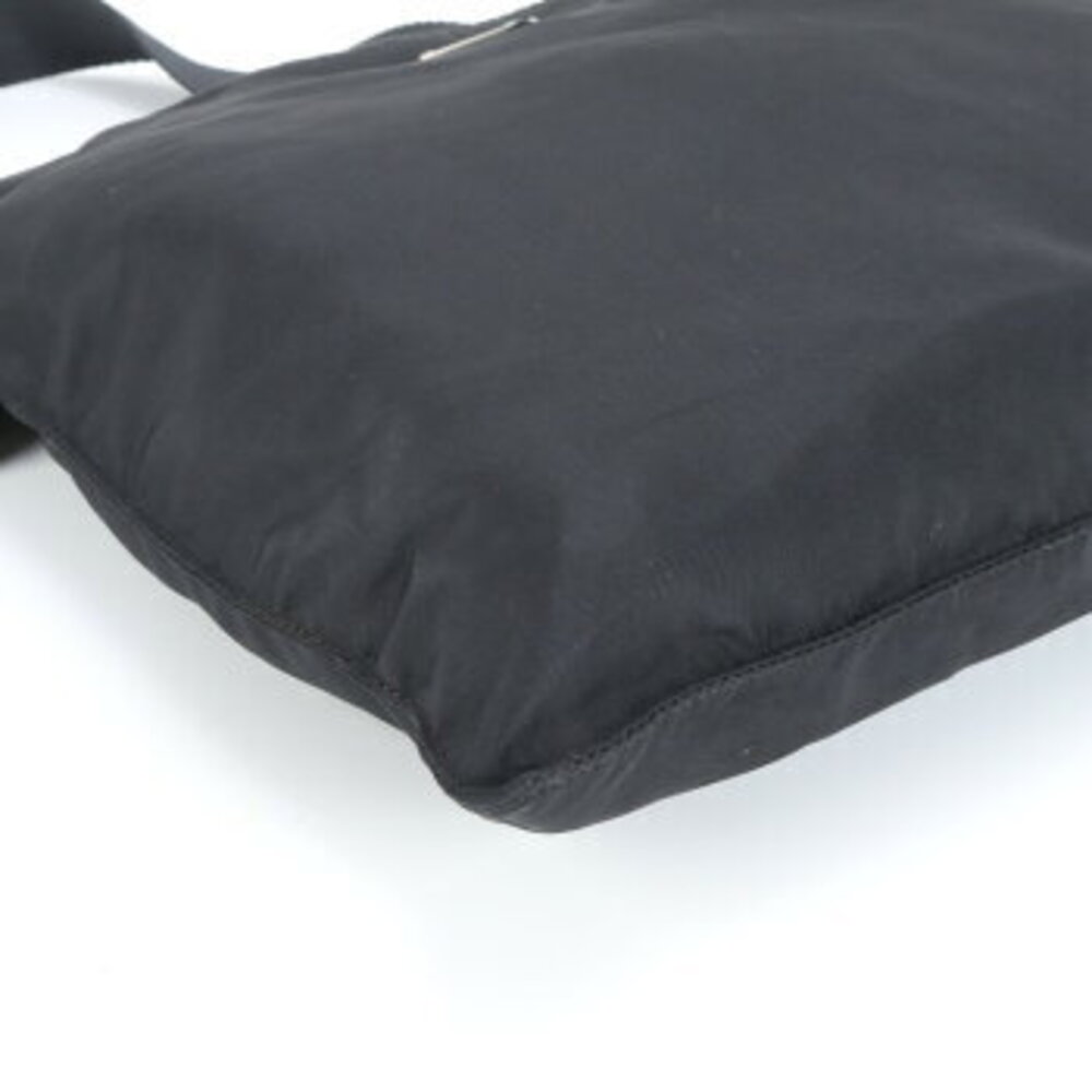 Prada Tessuto Triangle Logo Shoulder Bag Messenger Black - Picture 5 of 10